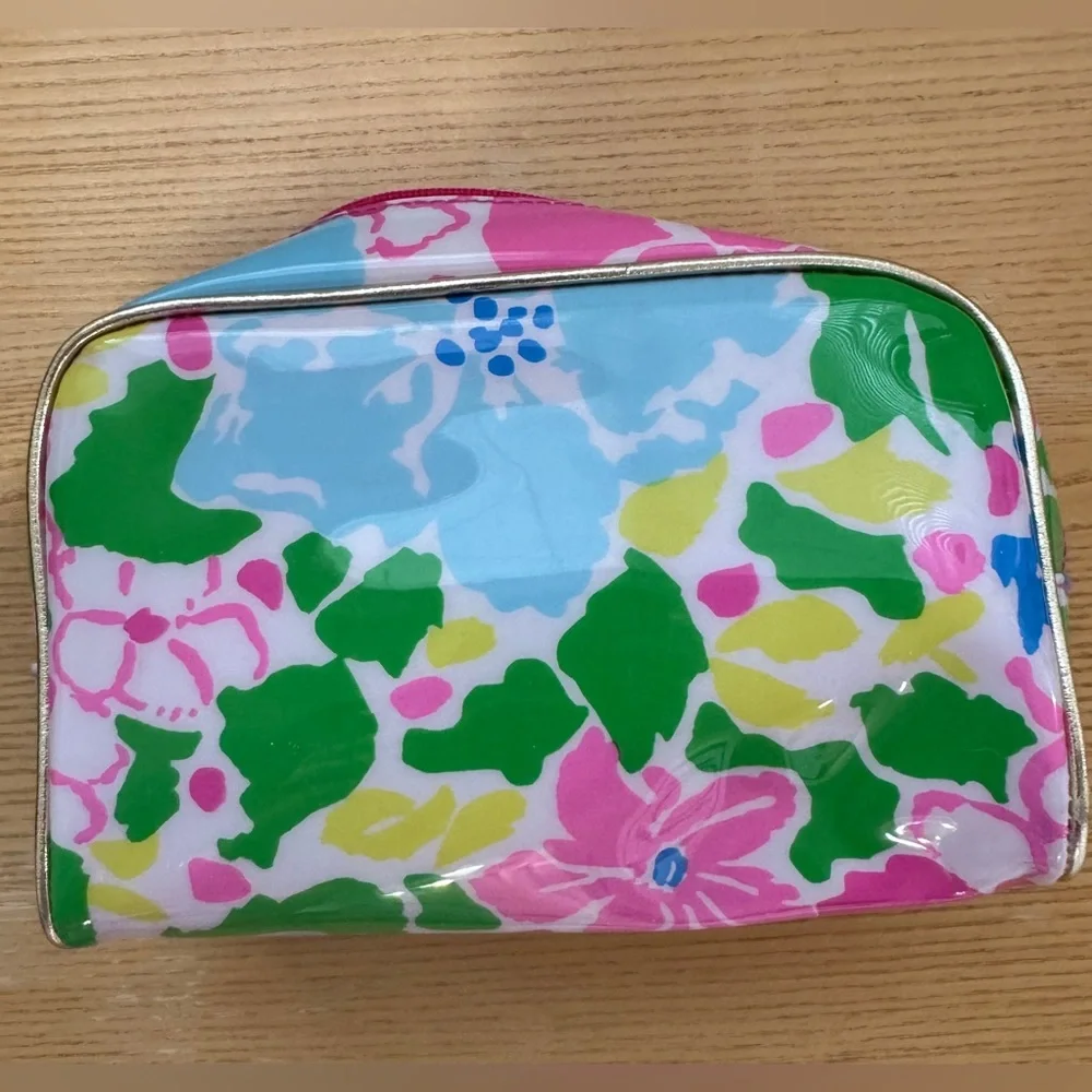 Lilly Pulitzer Estée Lauder Floral Cosmetic Bag